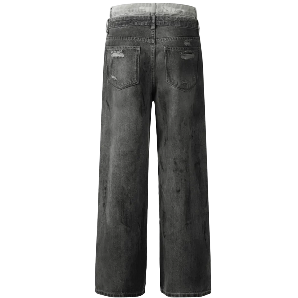 NightRaid “Midnight Script” Women’s Distressed Denim