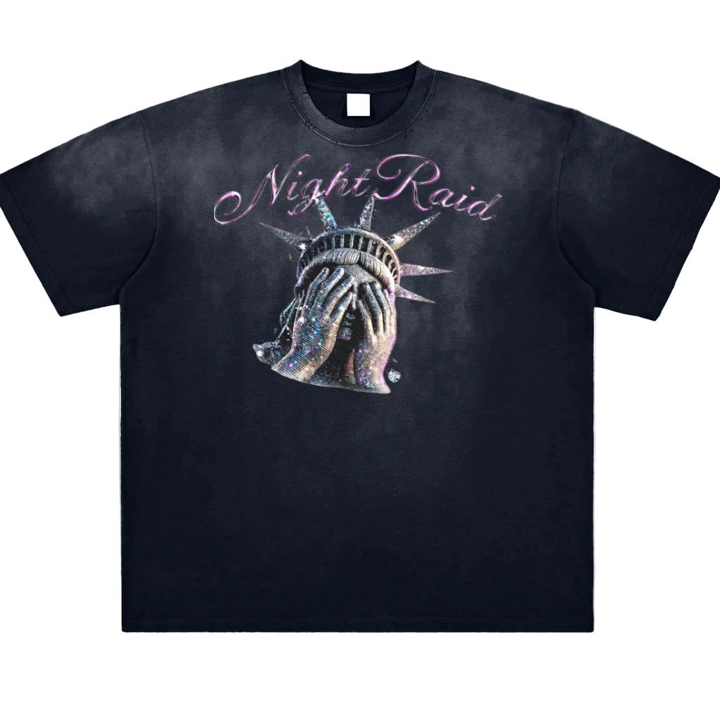 NIGHTRAID — FALLEN ICON Vintage Washed Tee