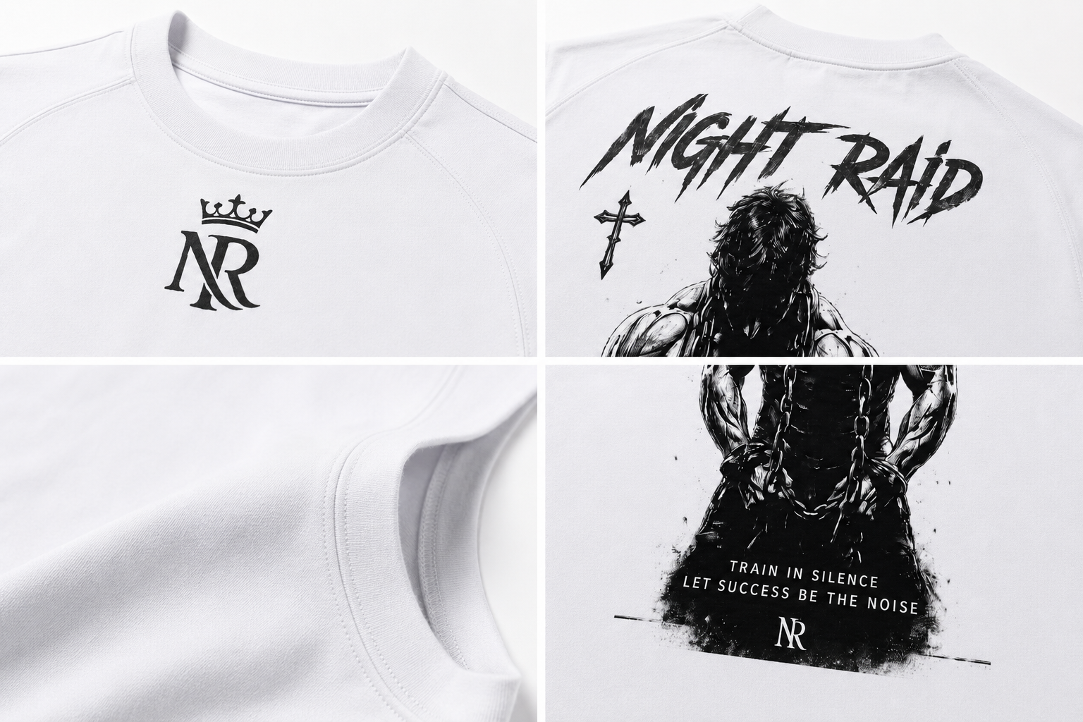 NightRaid “Train In Silence” Sleeveless Tee