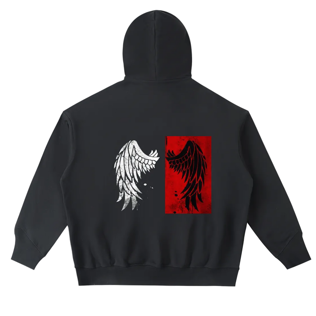 Night Raid “Void Wing” Half-Zip Fleece Hoodie