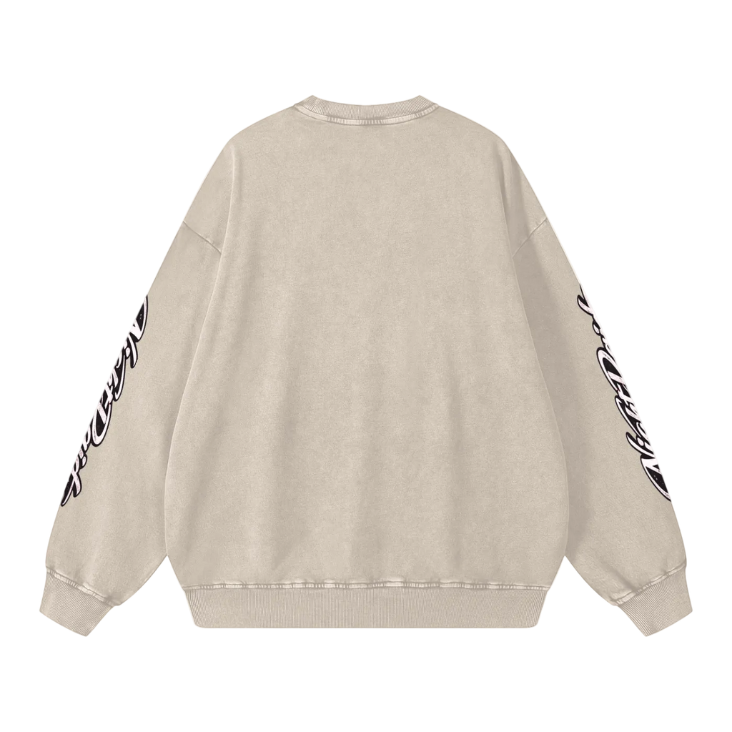 NIGHTRAID — ROSEMARK Snow Washed Oversized Sweatshirt