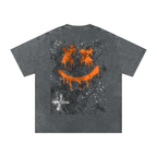 Snow Washed Game Over Graphic Oversized T-Shirt