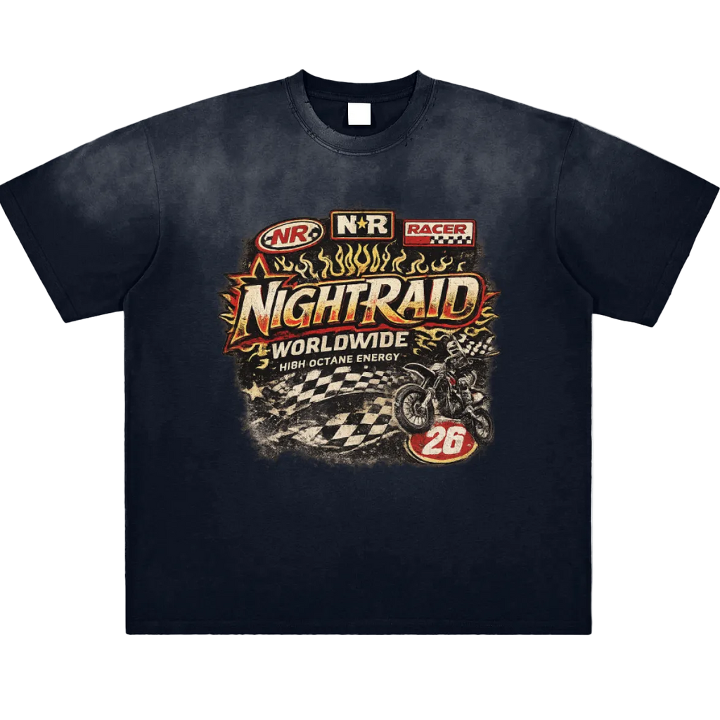 NIGHTRAID — WORLDWIDE RACER Vintage Washed Tee
