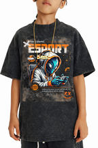 Snow Washed Esports Alien Graphic Kids' T-Shirt