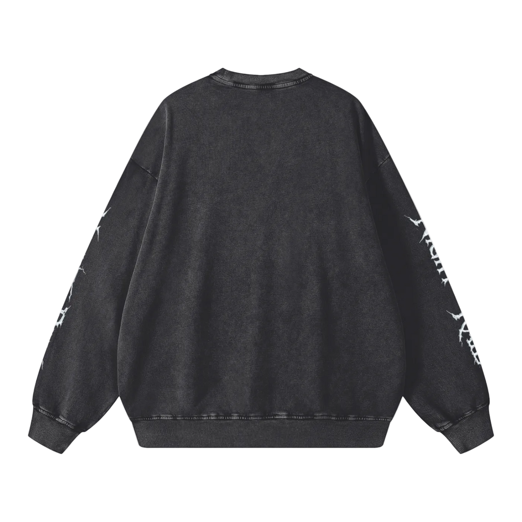 NIGHTRAID — WATCHER 
Snow Washed Oversized Sweatshirt