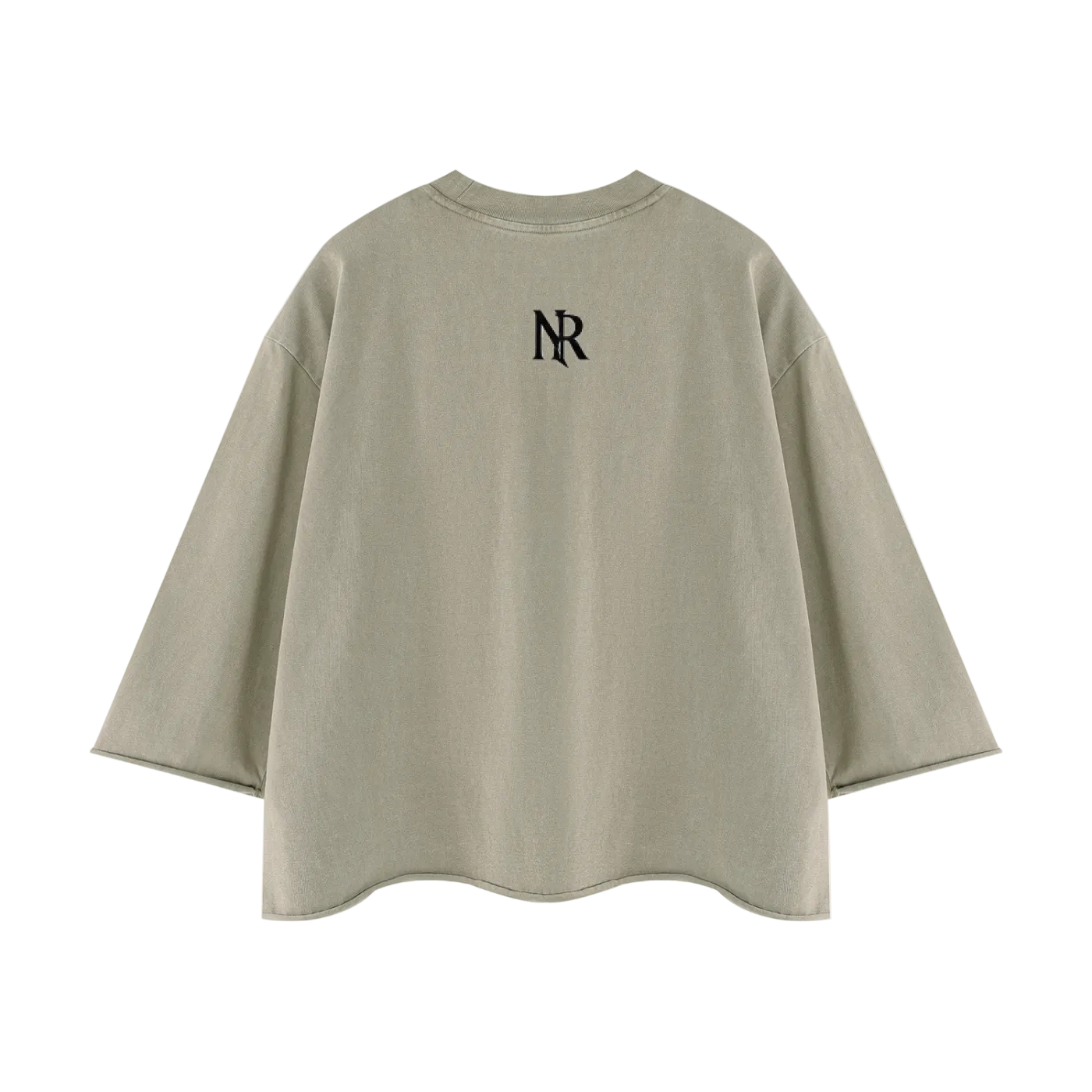 NightRaid — Fallen Ascension Oversized Raw Hem Tee