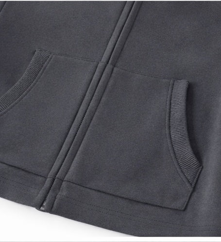 NightRaid “Phantom Cross” Essential Cropped Zip Hoodie