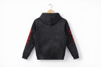 Japanese Samurai Dragon Hoodie With Symbol On Sleeve