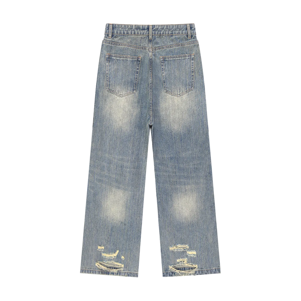 NightRaid “Nocturnal Relic” Vintage Distressed Denim