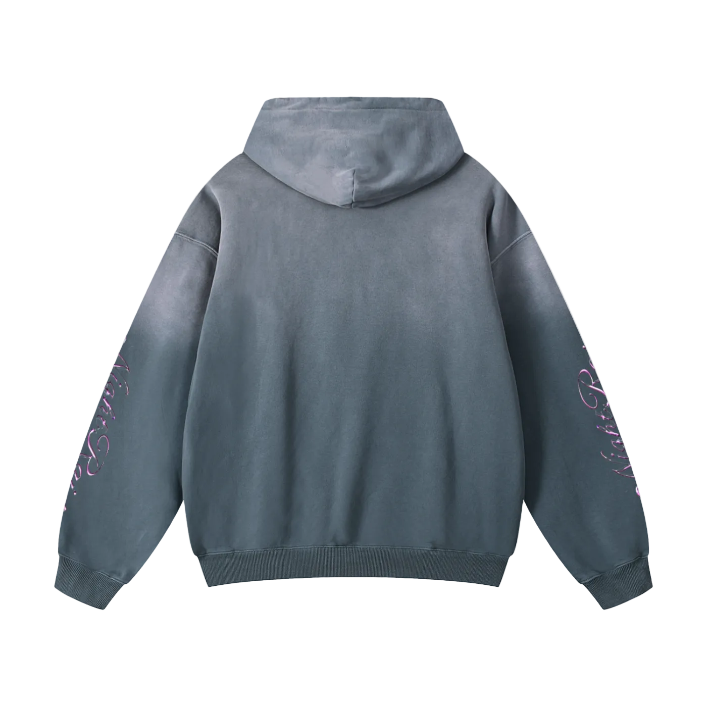 NightRaid “Blind Liberty” Heavyweight Sunfade Oversized Hoodie