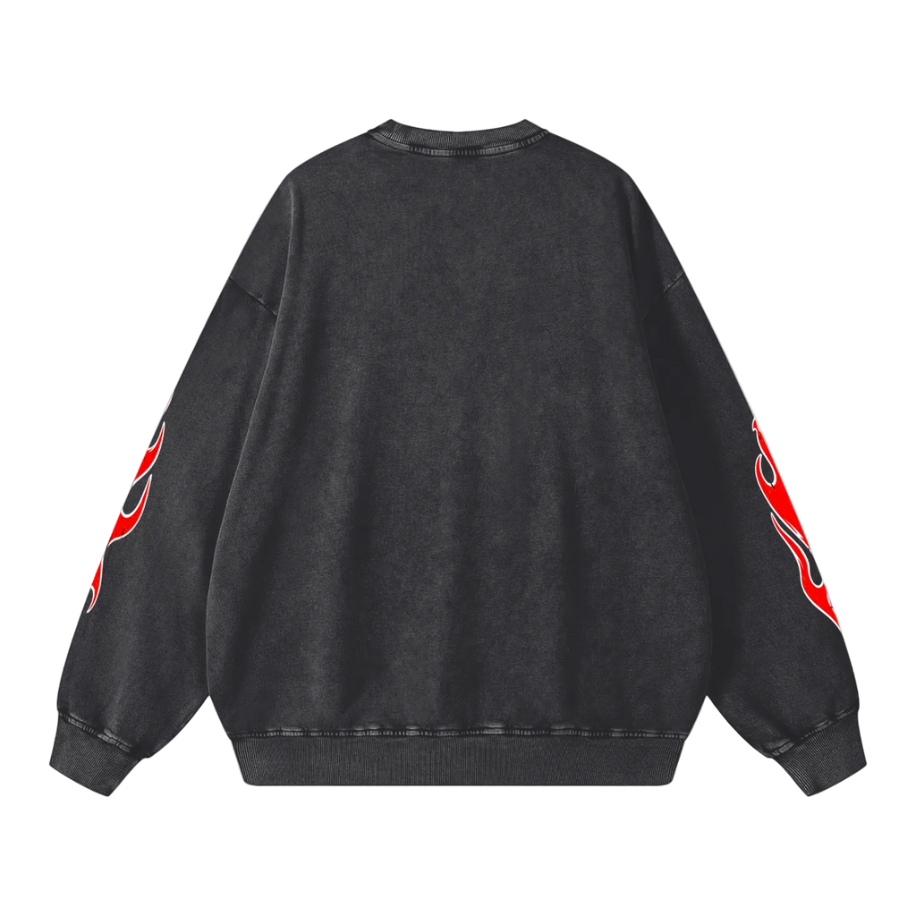 NIGHTRAID — FAITHBOUND 
Snow Washed Oversized Sweatshirt