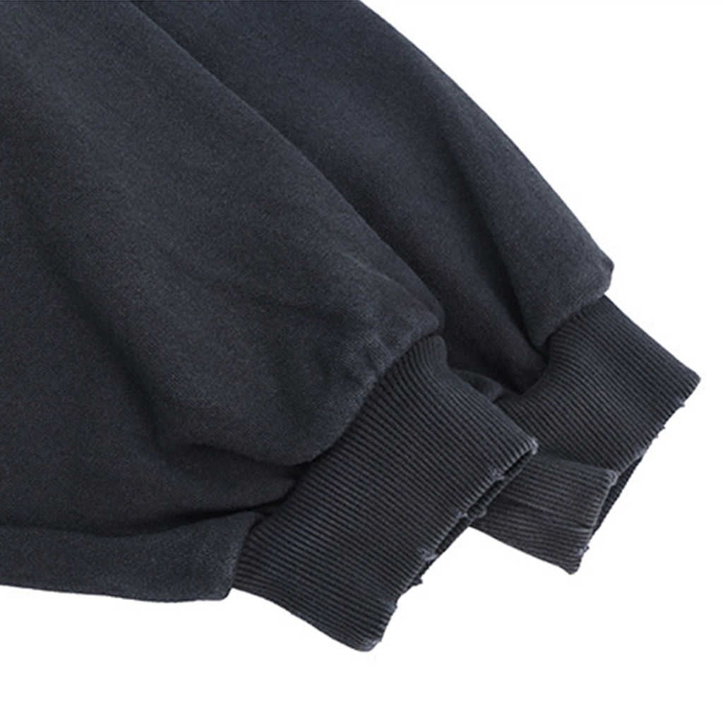 NightRaid “Inferno Stars” Reverse Pocket Design Distressed Hoodie