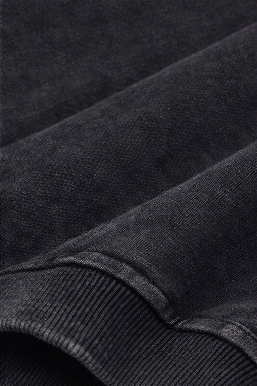 NightRaid “Black Crest” Vintage Crewneck