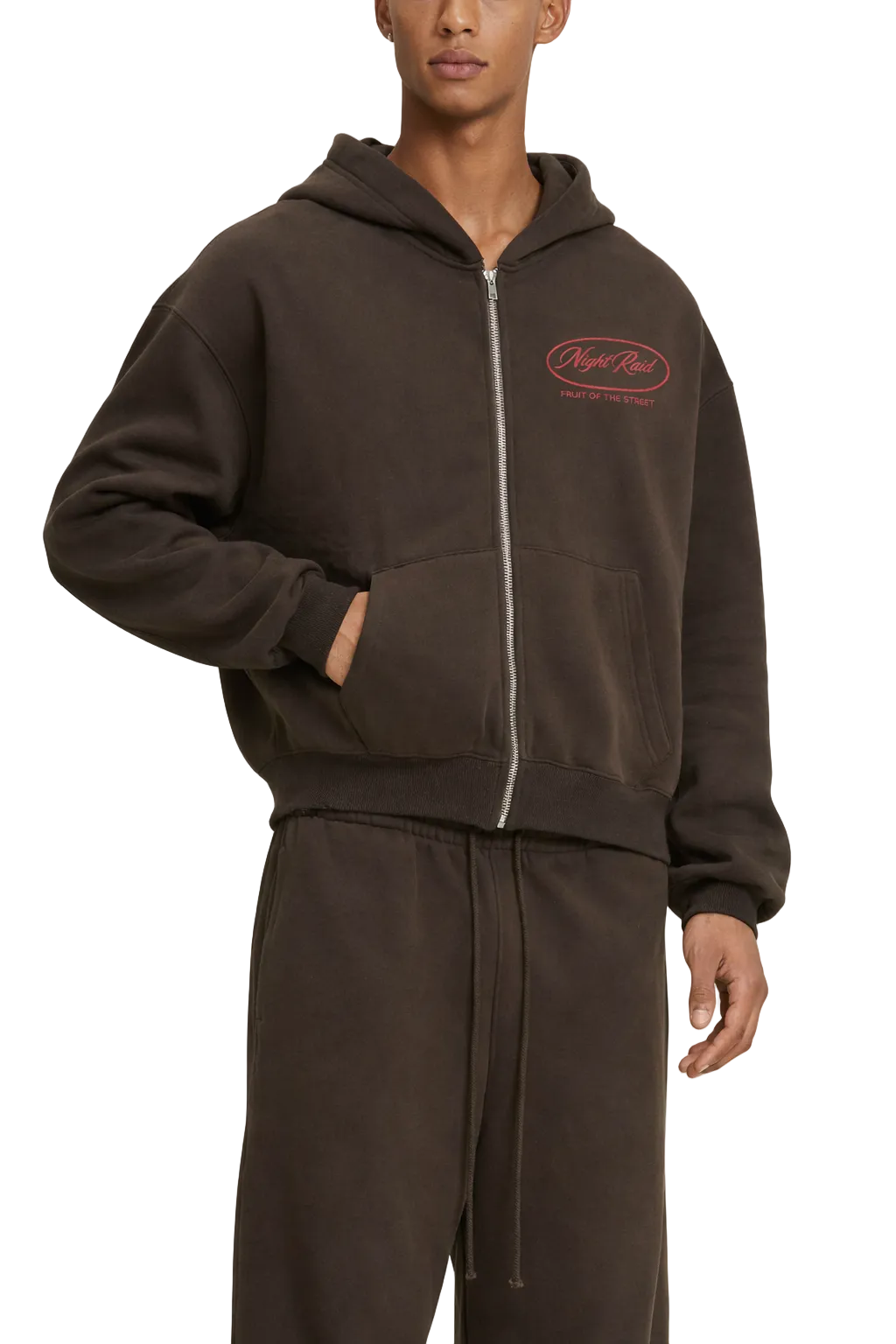 NightRaid “Street Crest” Zip Fleece Hoodie