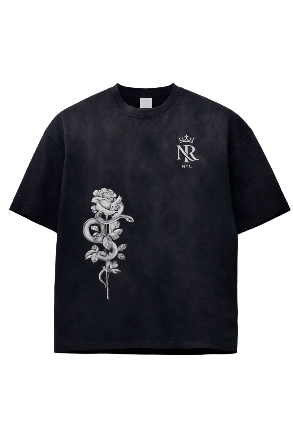NIGHTRAID — SERPENT ROSE Vintage Washed Tee