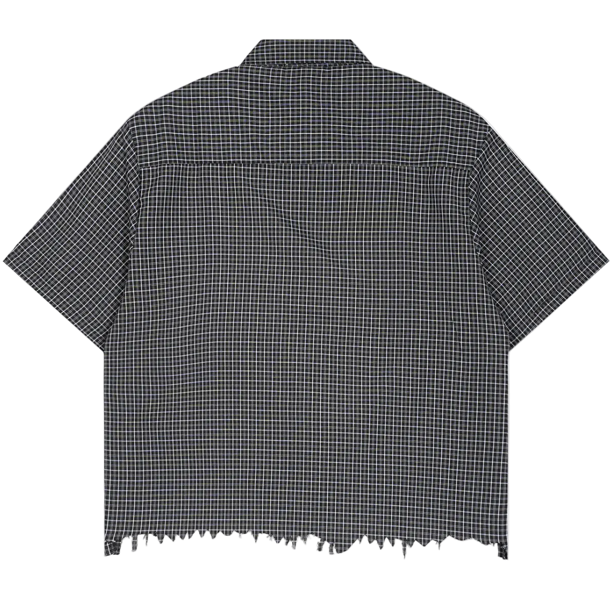 NightRaid “Static Division” Distressed Button-Up