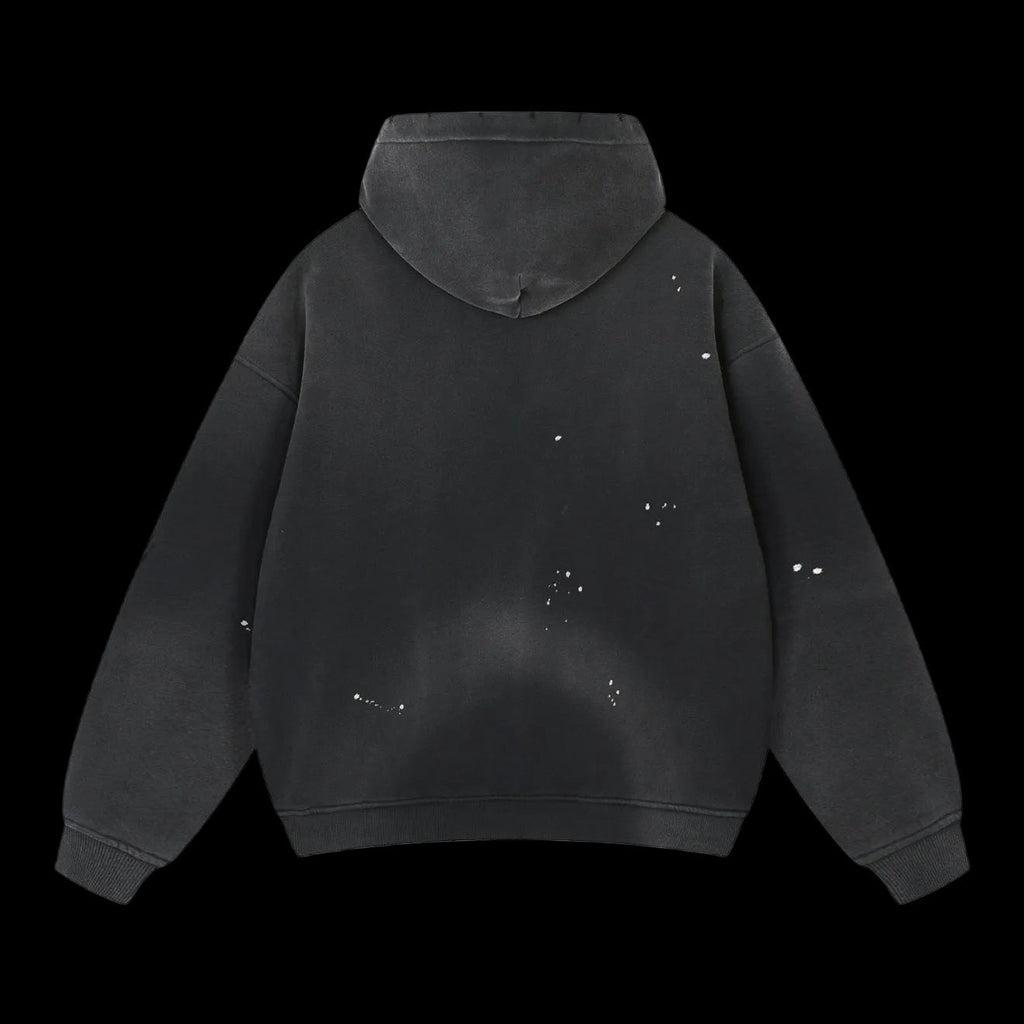 NightRaid “Infernal Cross” Heavyweight Vintage Washed Hoodie