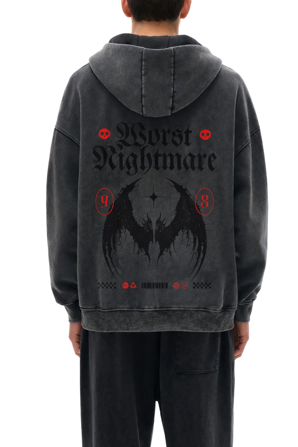 NIGHTRAID — WORST NIGHTMARE ZIP HOODIE