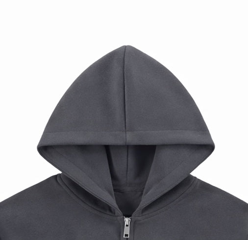 NightRaid “Phantom Cross” Essential Cropped Zip Hoodie