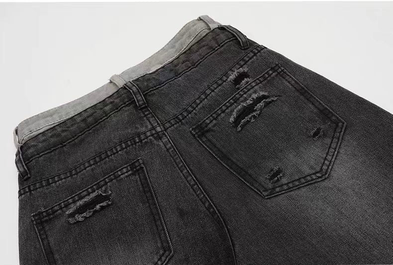 NightRaid “Midnight Script” Women’s Distressed Denim