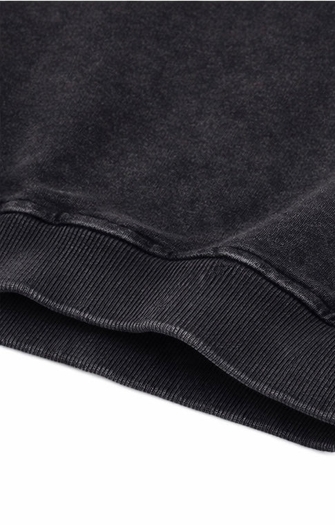 NightRaid “Black Crest” Vintage Crewneck