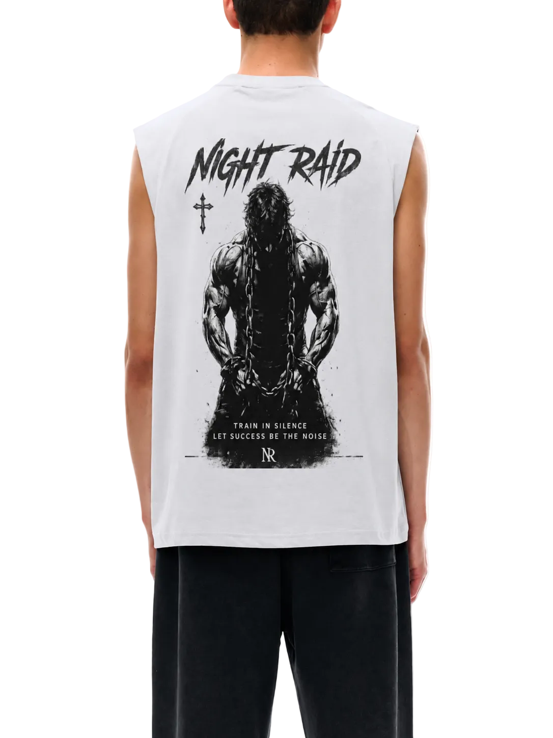 NightRaid “Train In Silence” Sleeveless Tee