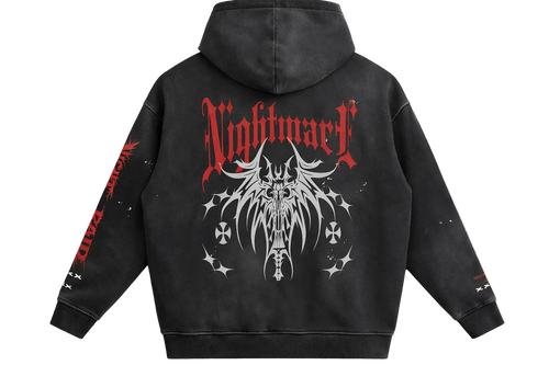 BLOOD SIGIL HOODIE Vintage Washed Hoodie