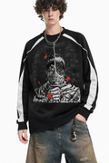 Samurai Katana Long Sleeve Shirt Japanese Streetwear Graphic Tee