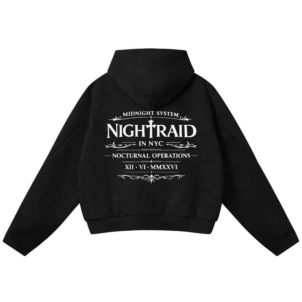 NightRaid “Midnight System Curved Panel Tactical Hoodie