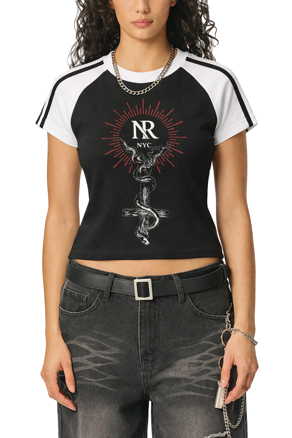 NightRaid “Serpent Ascension” Raglan Tee