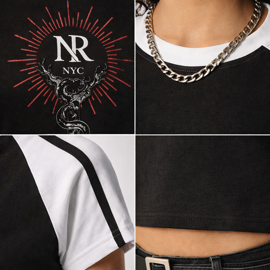 NightRaid “Serpent Ascension” Raglan Tee