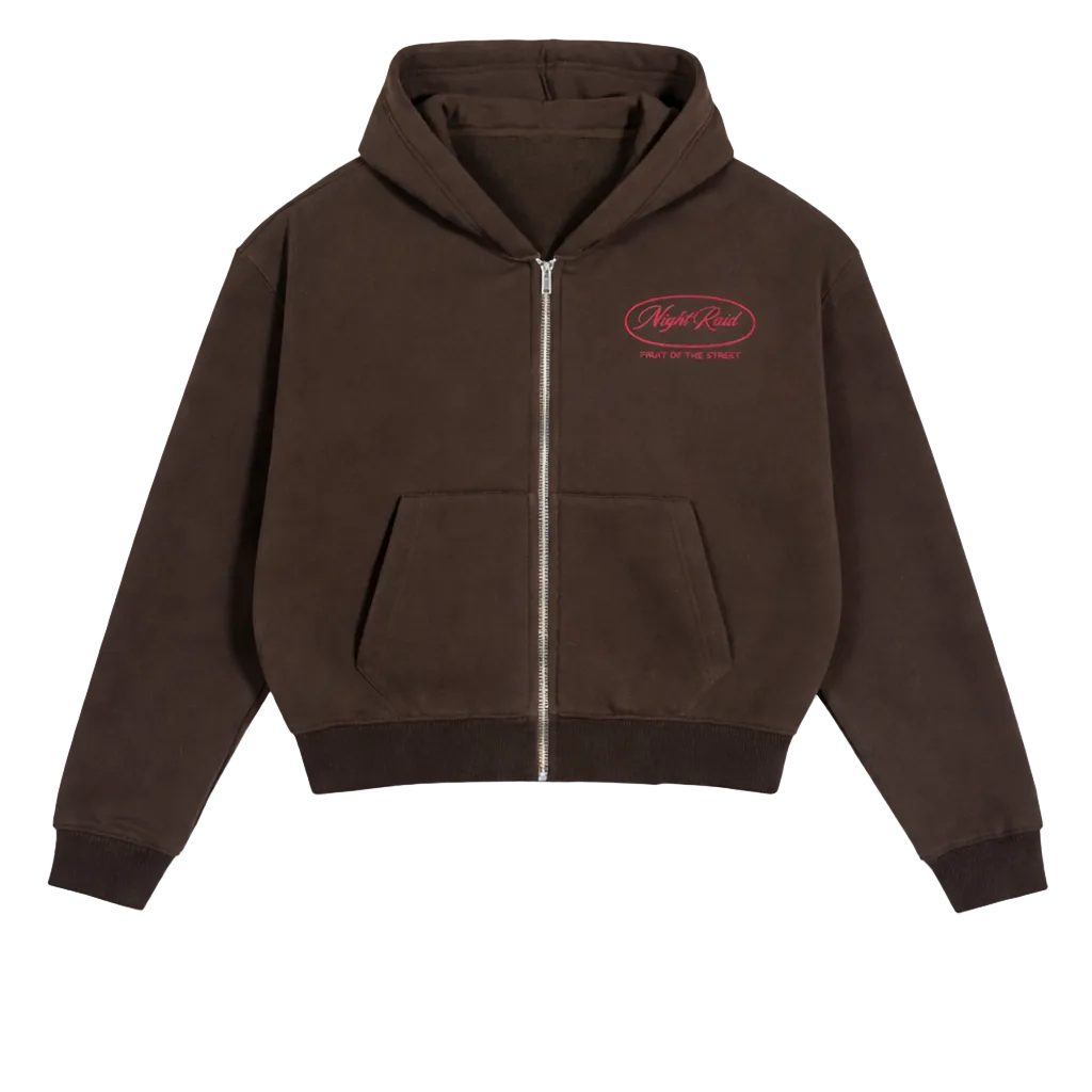 NightRaid “Street Crest” Zip Fleece Hoodie