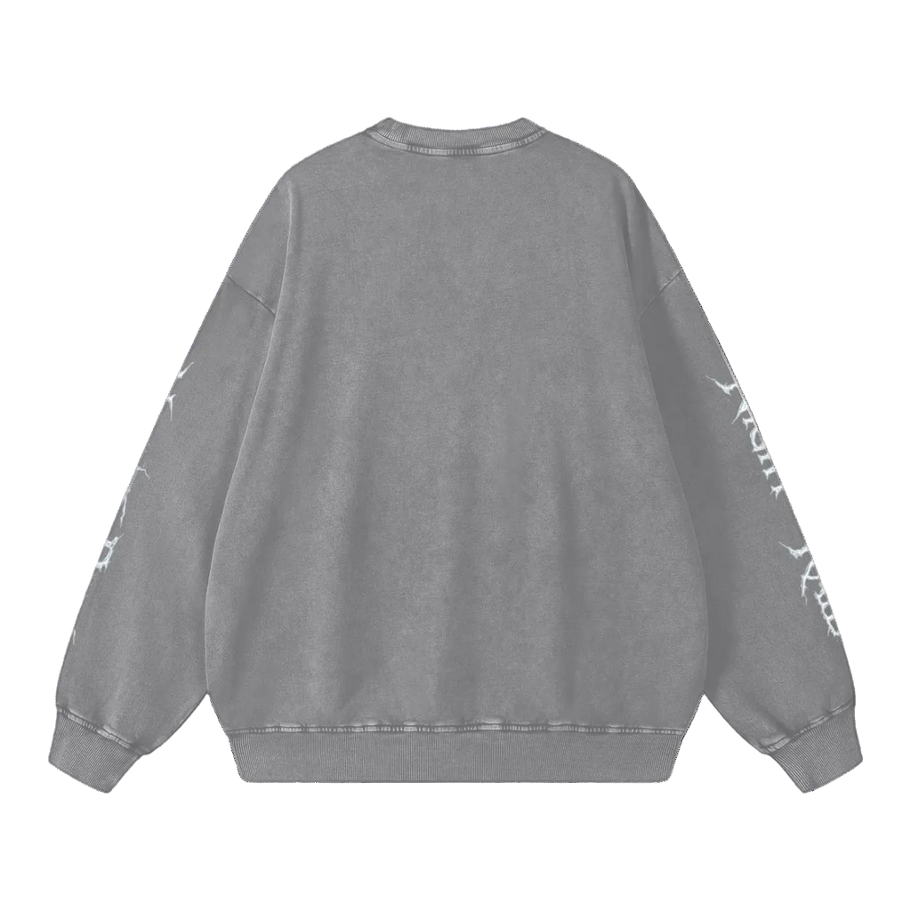 NIGHTRAID — WATCHER 
Snow Washed Oversized Sweatshirt