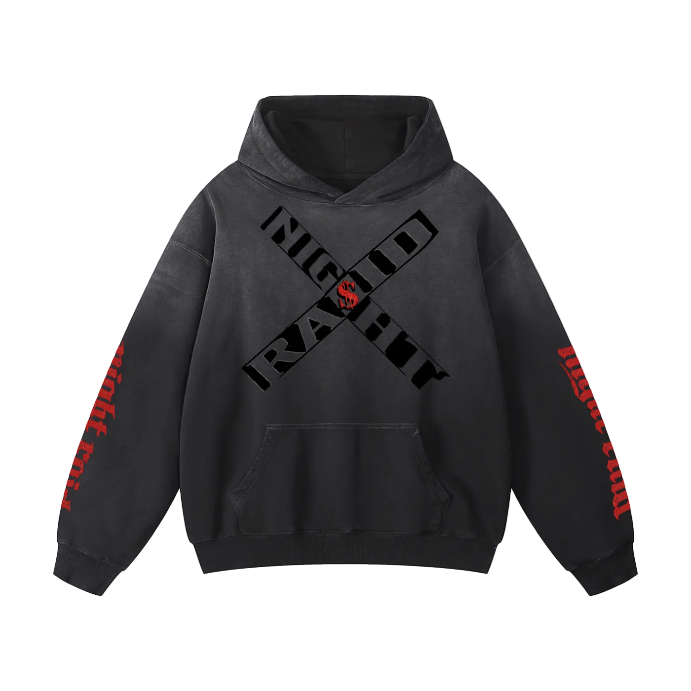 NightRaid “Cross Authority” Sunfade Hoodie