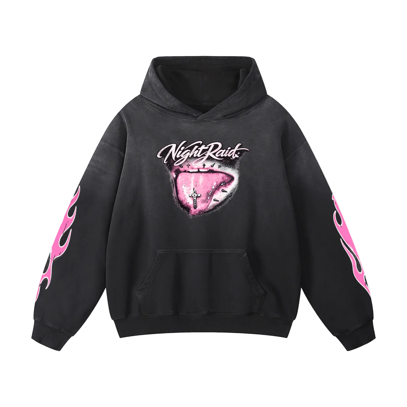 NIGHTRAID — SACRED TONGUE Heavyweight Sunfade Hoodie