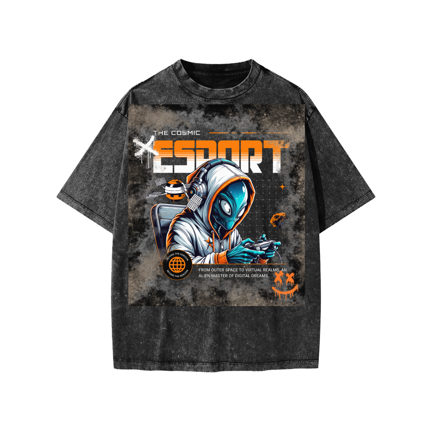 Snow Washed Esports Alien Graphic Kids' T-Shirt