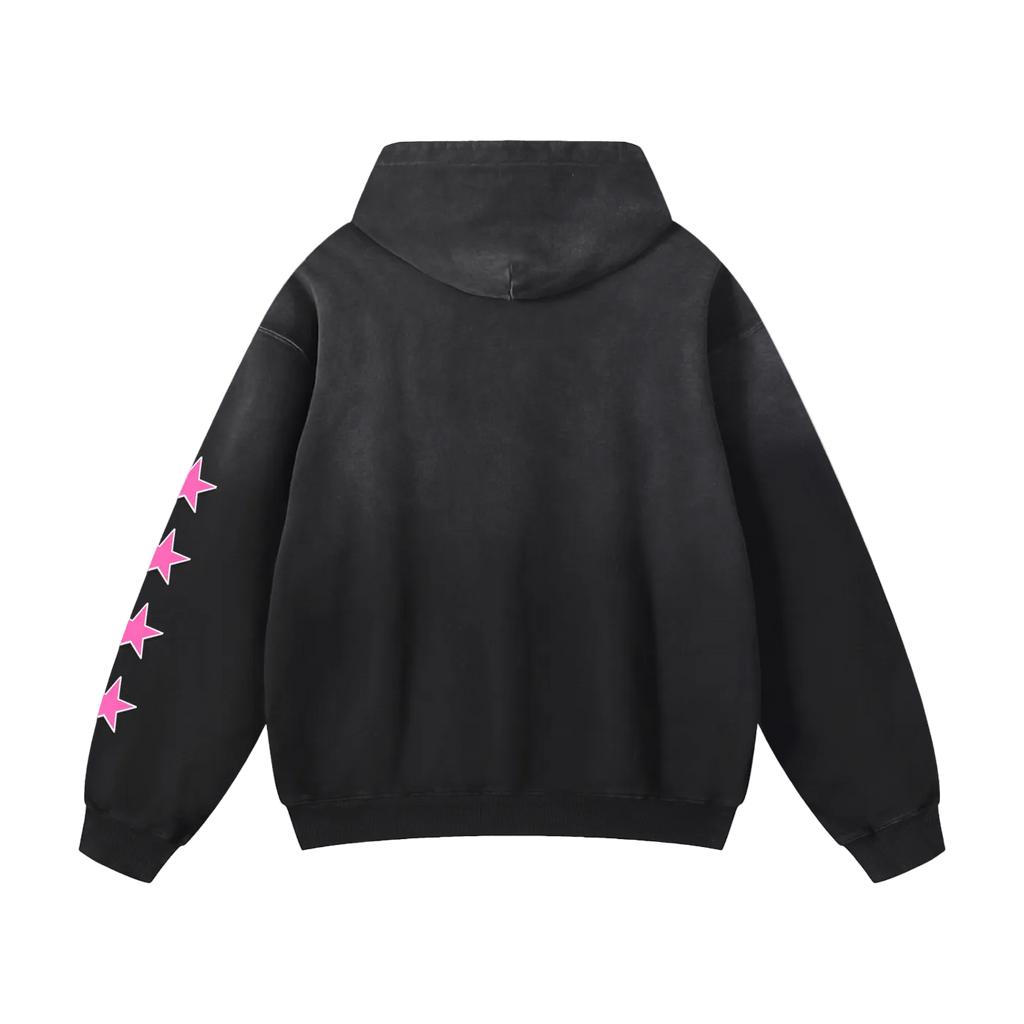 NIGHTRAID — BRAVEFAITH Heavyweight Sunfade Oversized Hoodie