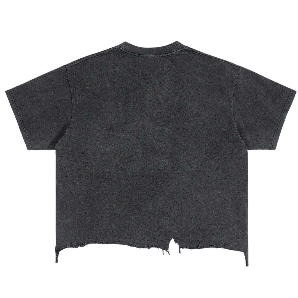 NIGHTRAID — MARTYR PRAYER Distressed Hem Tee
