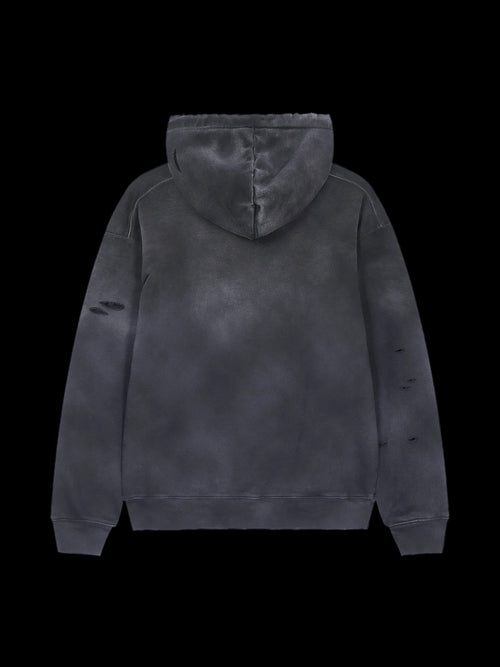 Faith Divine Distressed Vintage Wash Hoodie