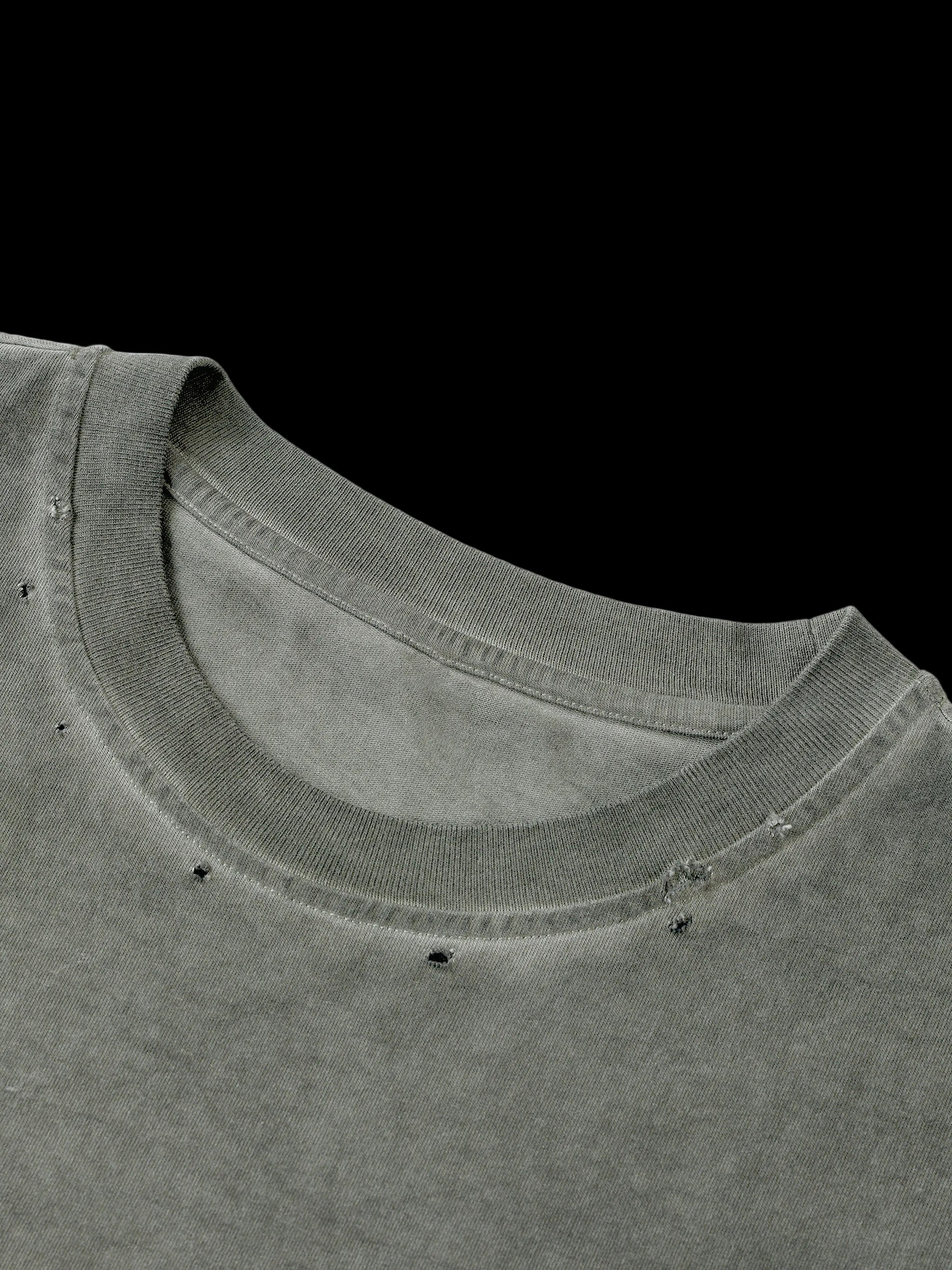 NightRaid “Built In The Dark” Sleeveless Distressed Tee