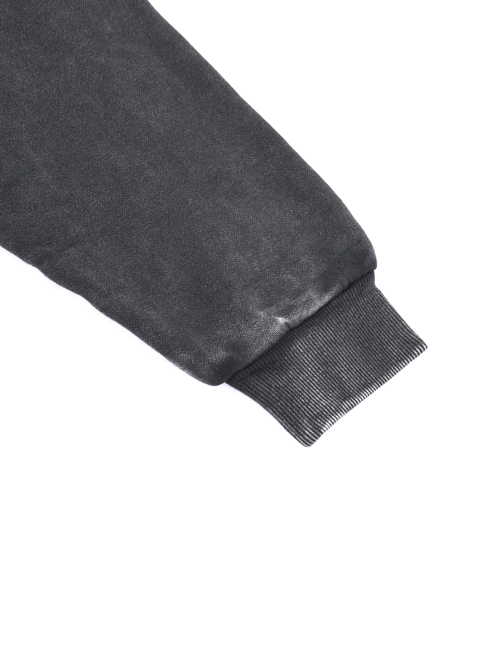 NightRaid “Midnight System” Snow Washed Zip Hoodie