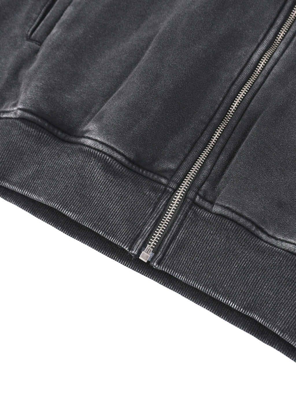 NightRaid “Midnight System” Snow Washed Zip Hoodie