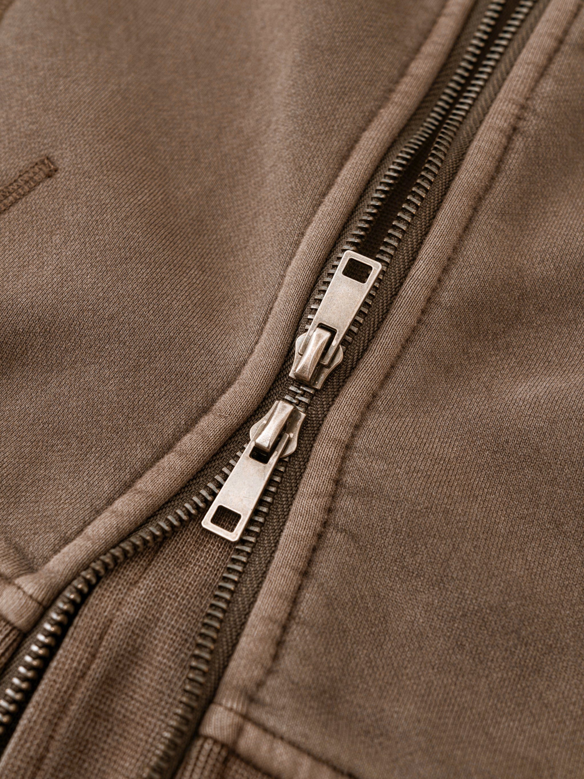 NightRaid “Violet Authority” Washed Cropped Hoodie